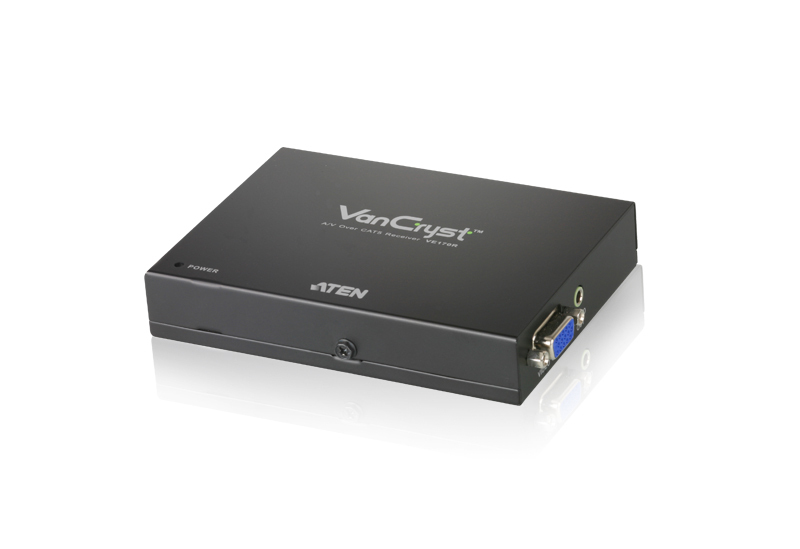 ATEN VE170R-AT-G extensor audio/video Receptor AV Negro VE170R-AT-G