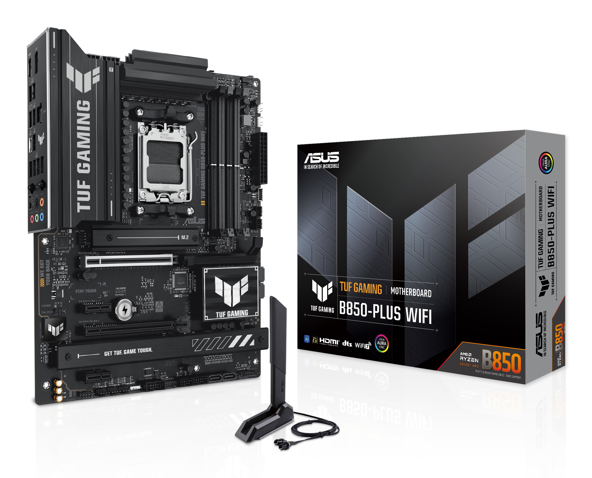 ASUS TUF GAMING B850-PLUS WIFI AMD B850 Zócalo AM5 90MB1J30-M0EAY0