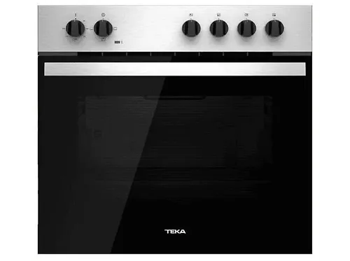 Horno - Teka HBE 435 ME, Convencional, 72 l, 60 cm, Puerta dos cristales, Inox y negro