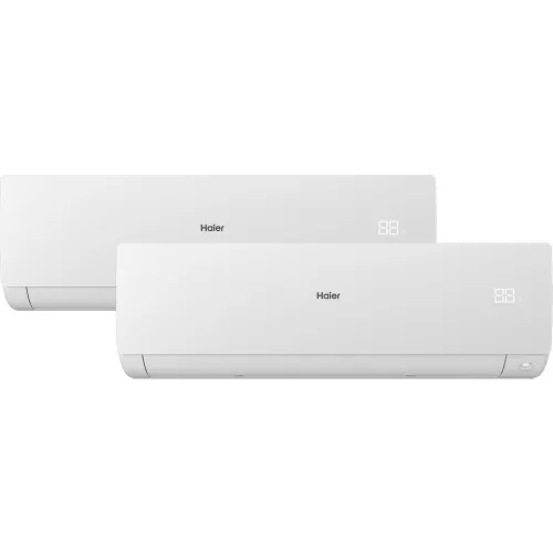 Haier - Aire acondicionado Multisplit 2x1 Haier Inverter con 2.236 frig-h + 3.010frig-h - FLEXIS 25+35-40 A+++-A+++ BLANCO.