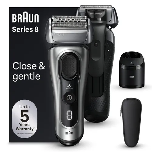 Afeitadora Braun Series 8 Láminas Seco y Mojado Negro 8567cc