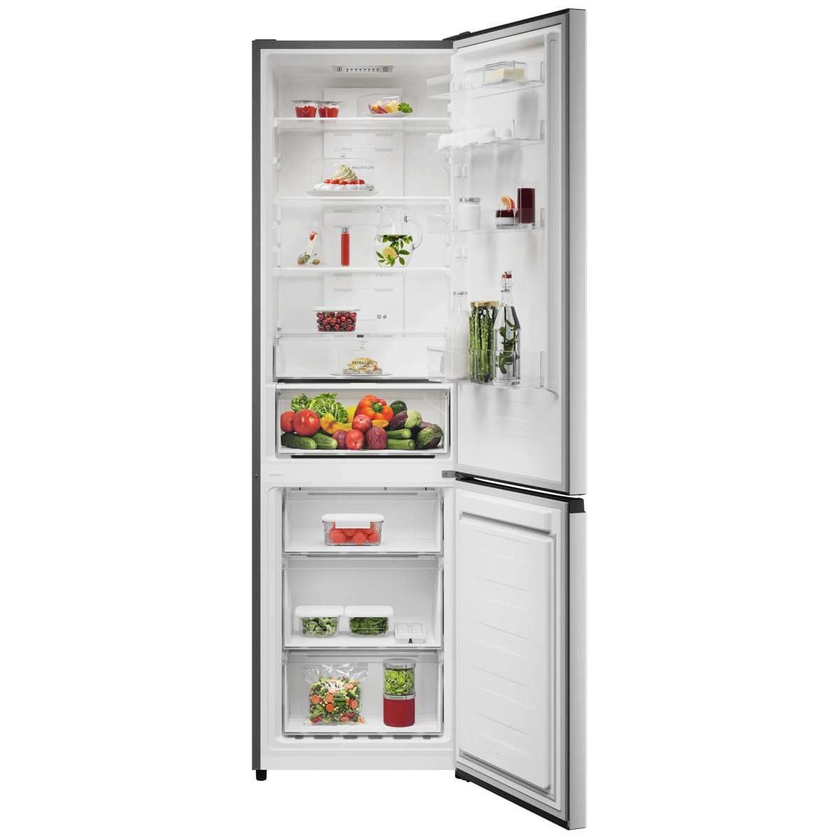 AEG Frigorífico combi de libre instalación Serie 6000 Gris de 201,7 cm ORC6M341CV