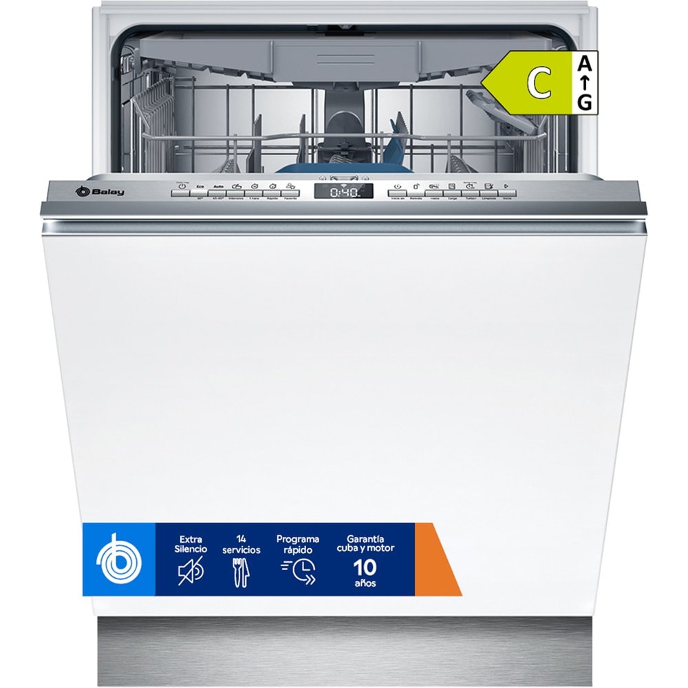 Balay - Lavavajillas integrable Bosch 14 servicios, 60 cm Home Connect - 3VF6331SA.
