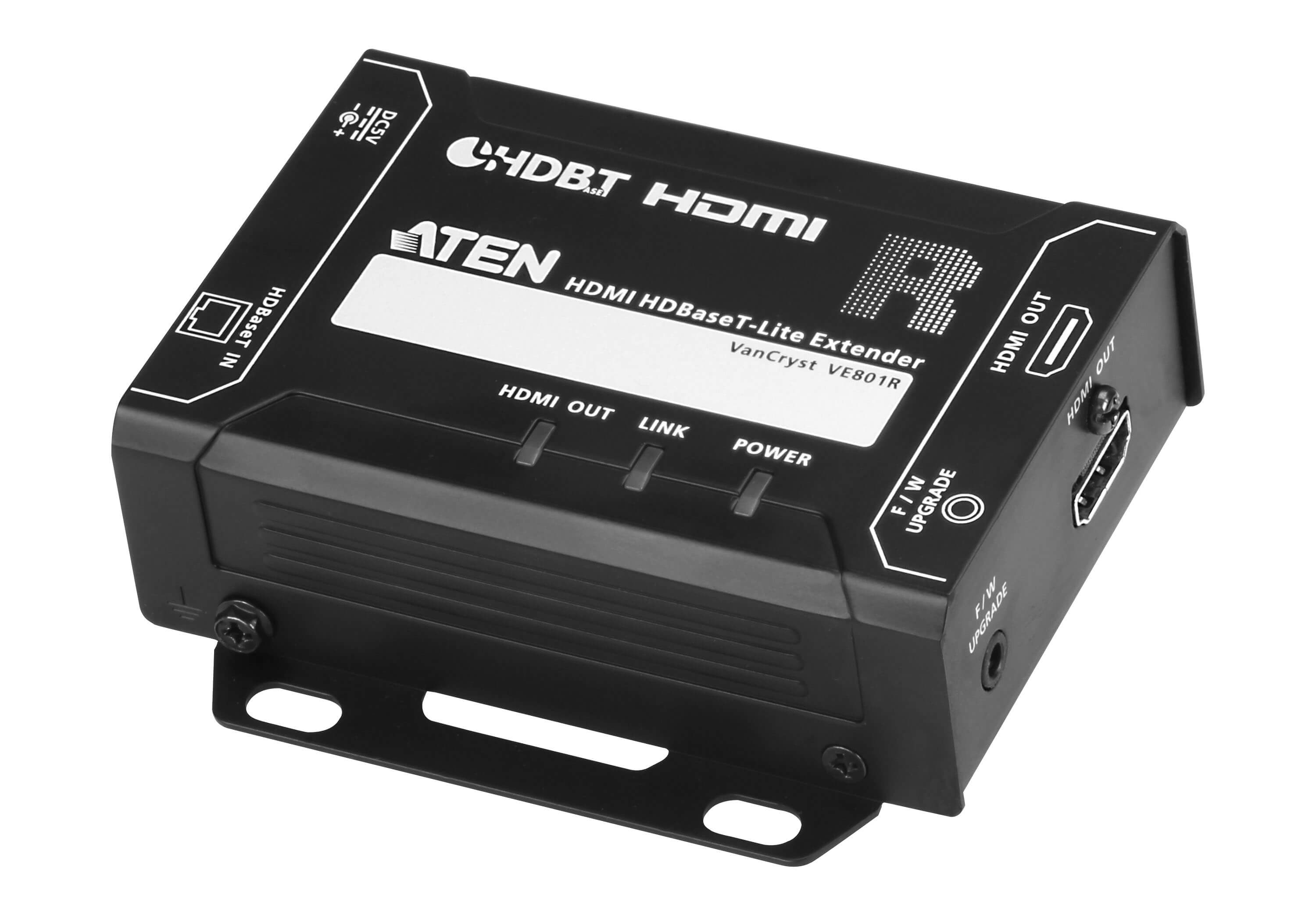 ATEN VE801R-AT-G extensor audio/video Receptor AV Negro VE801R-AT-G