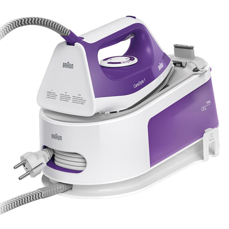 Braun Centro de planchado CareStyle1 IS1014Blanco/Violeta 12810010-IS1014VI