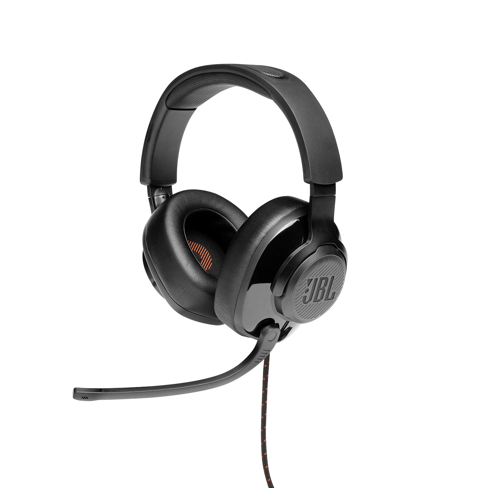 Auriculares gaming - JBL Quantum 200, De diadema, Con cable, Multiplataforma, Jack 3.5mm, Negro
