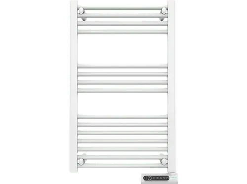 Toallero eléctrico - Cecotec ReadyWarm 9100 Smart Towel White, 500 W, 3 Modos, Pantalla LED, Táctil, Programable, Blanco
