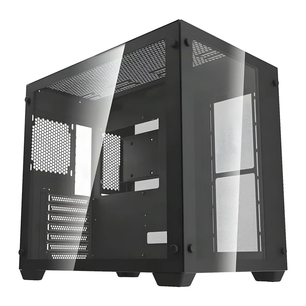 Caja PC Darkflash C285 Midi Tower Doble panel cristal templado ATX Negro