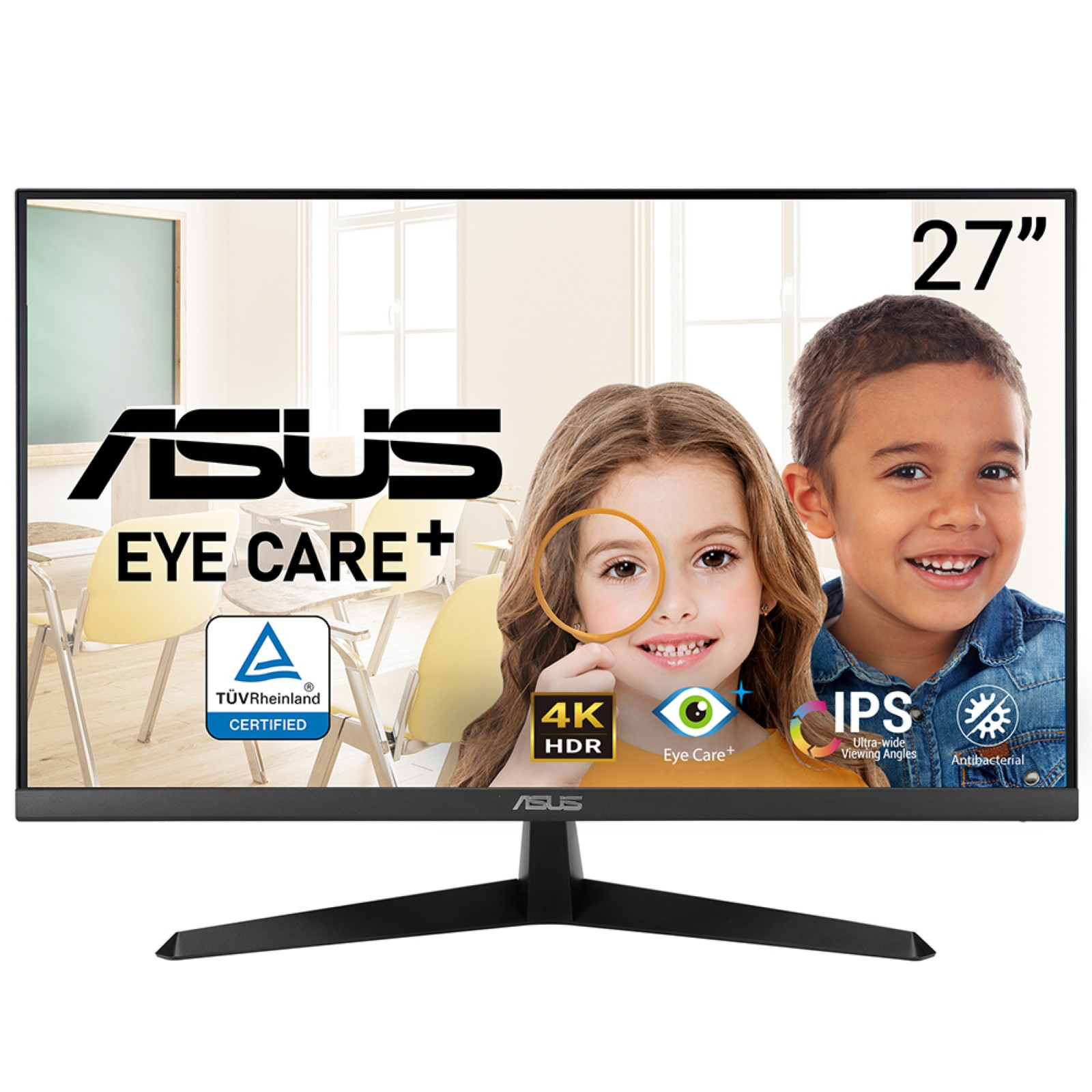ASUS VY27UQ pantalla para PC 68,6 cm (27") 3840 x 2160 90LM09U3-B01170