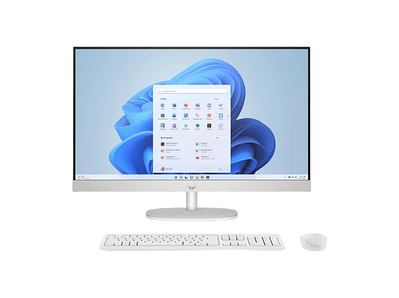 All in one - HP 27-cr0127ns, 27" Full-HD, Intel® Core™ i5-1335U, 16 GB RAM, 512 SSD, Iris® Xᵉ, Windows 11 Home, Blanco caracola