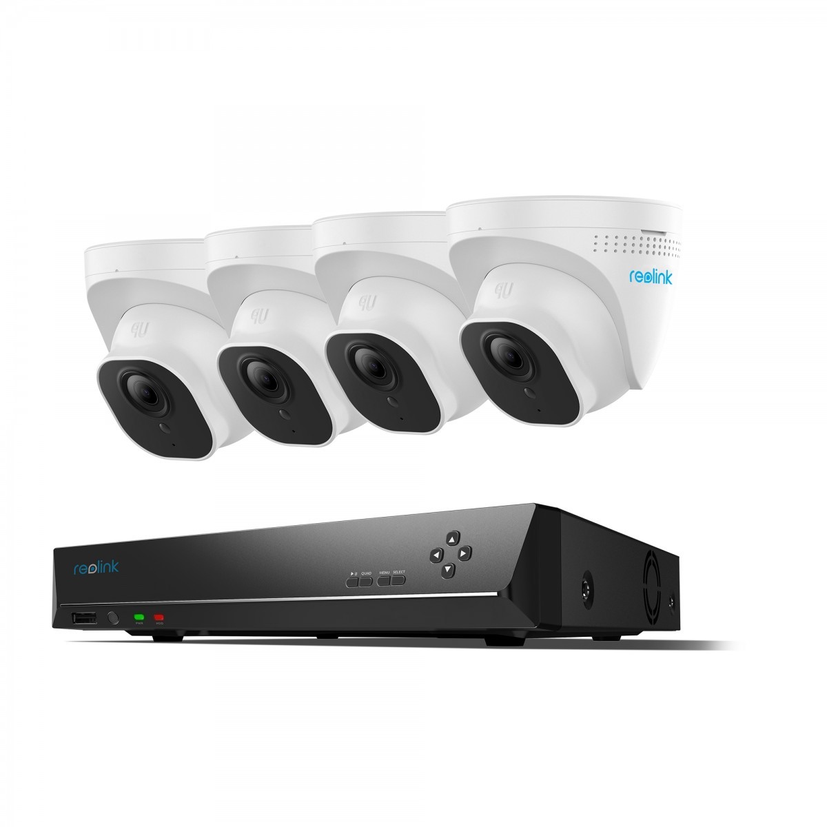 Reolink RLK8-800D4 Kit de cámaras de seguridad PoE RLK8-800D4