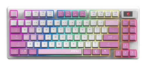 TECLADO MSI FORGE GK600 TKL W VIOLET ES