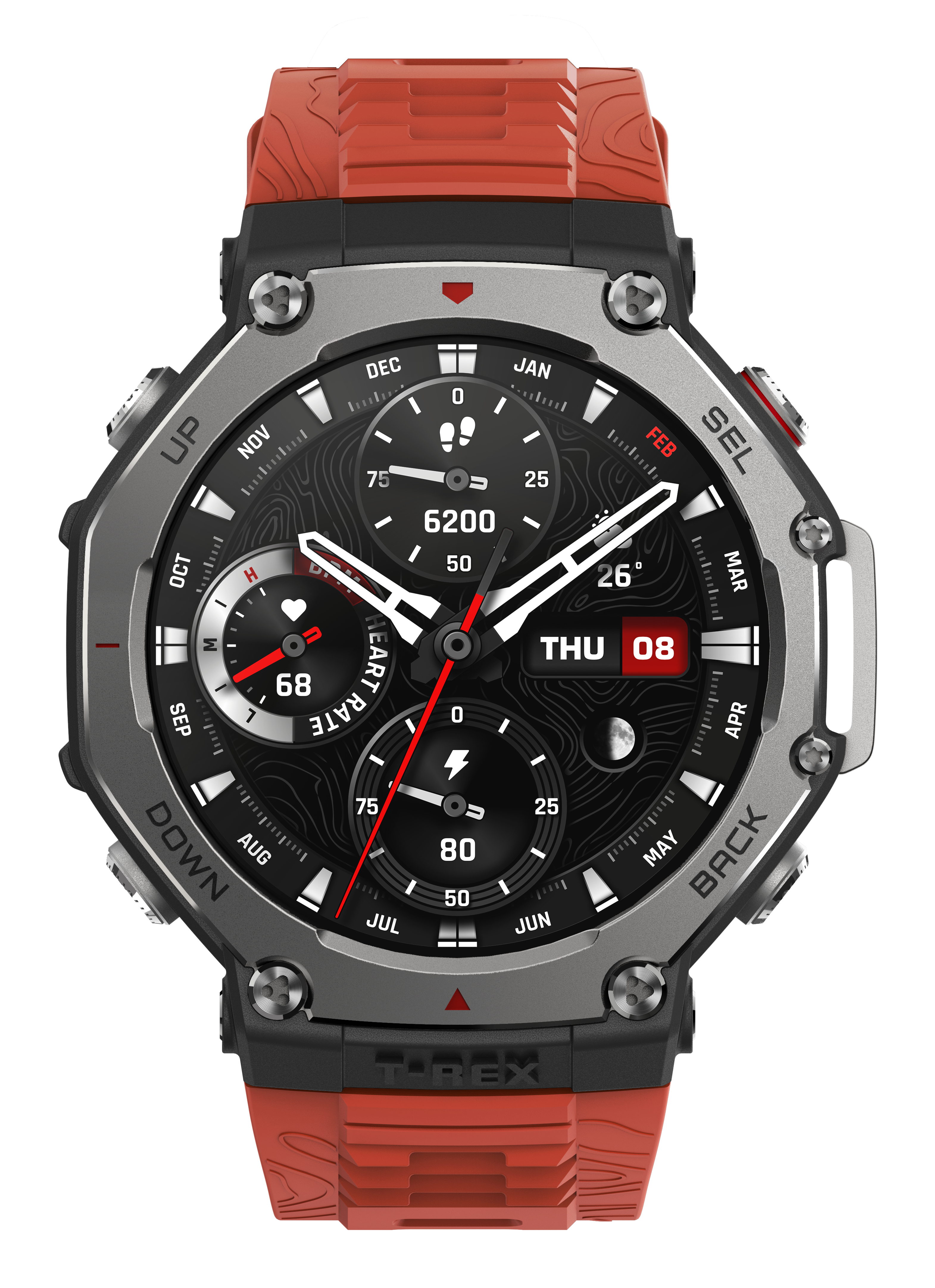 Amazfit T-Rex 3 Lava - Reloj Inteligente