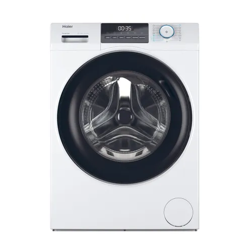 Lavadora carga frontal - Haier I-Pro Series 1 HW80-BP14929A-S, 8 kg, 1400 rpm, 15 programas, Vapor Refresh, Tecnología Antibacterias ABT®, Blanco