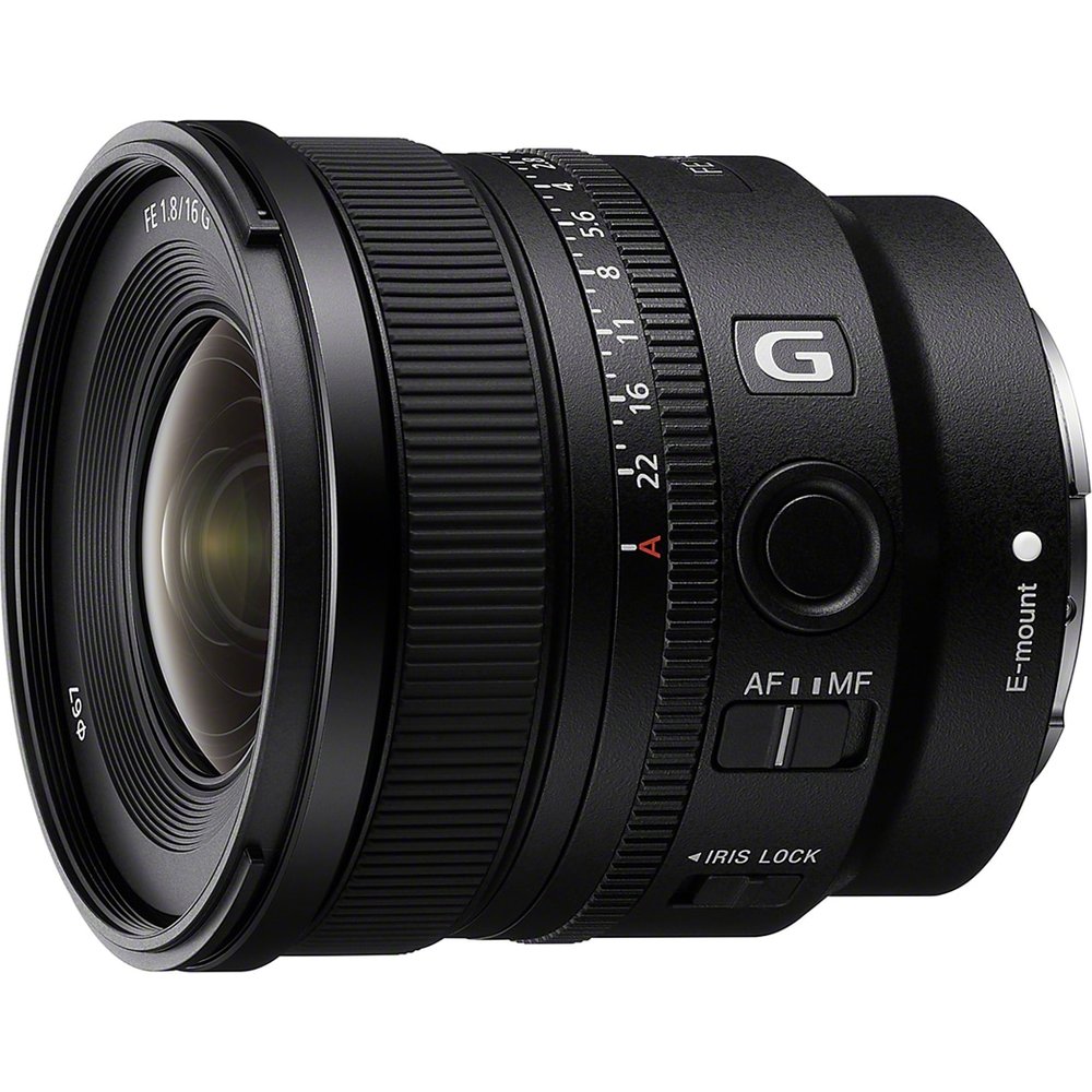 Sony - Objetivo Sony FE 16mm F-1,8 G Full Frame para Sony tipo E.