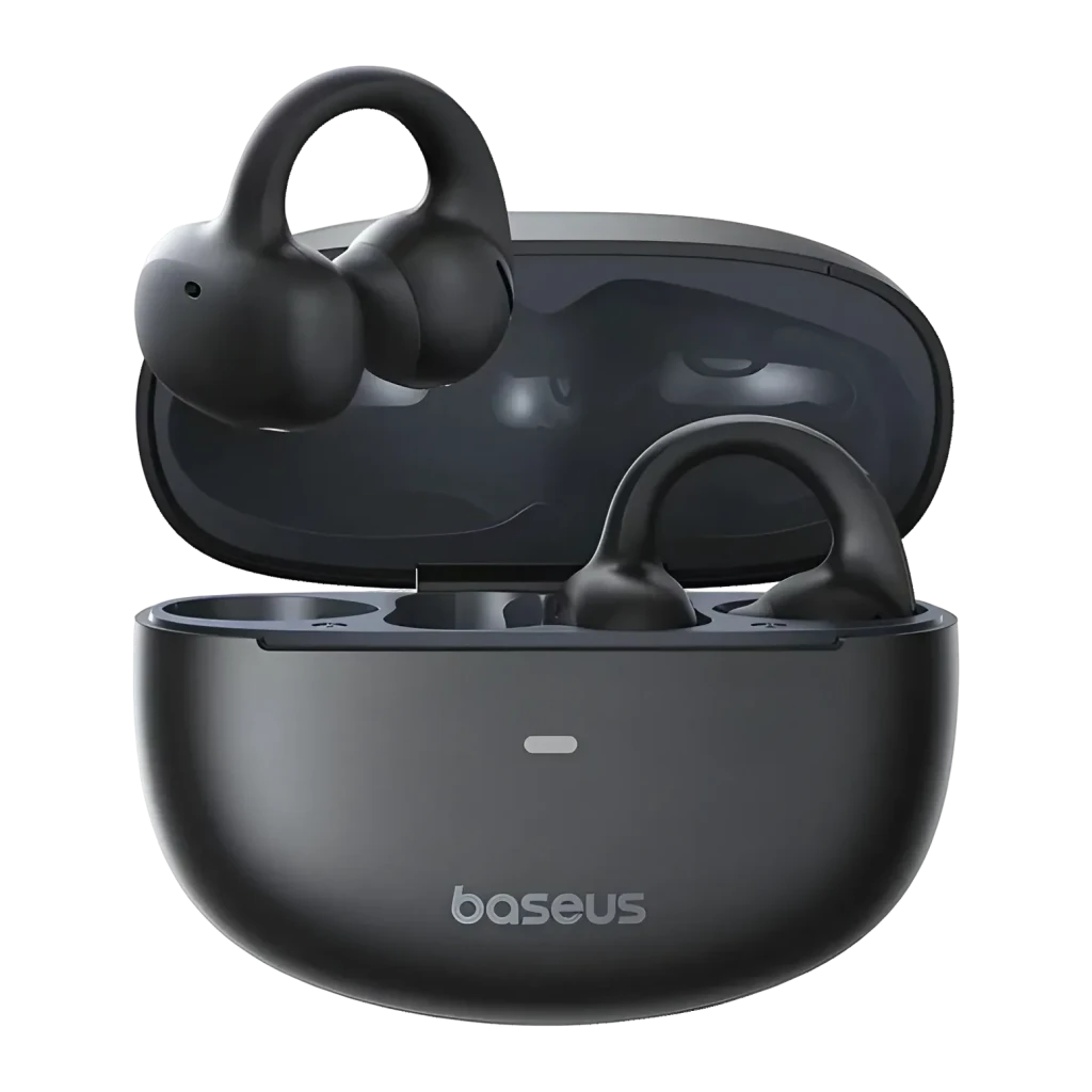 Auriculares de oído abierto Baseus Bowie MC1 Cancelación de Ruido ENC Open-Ear TWS Negro