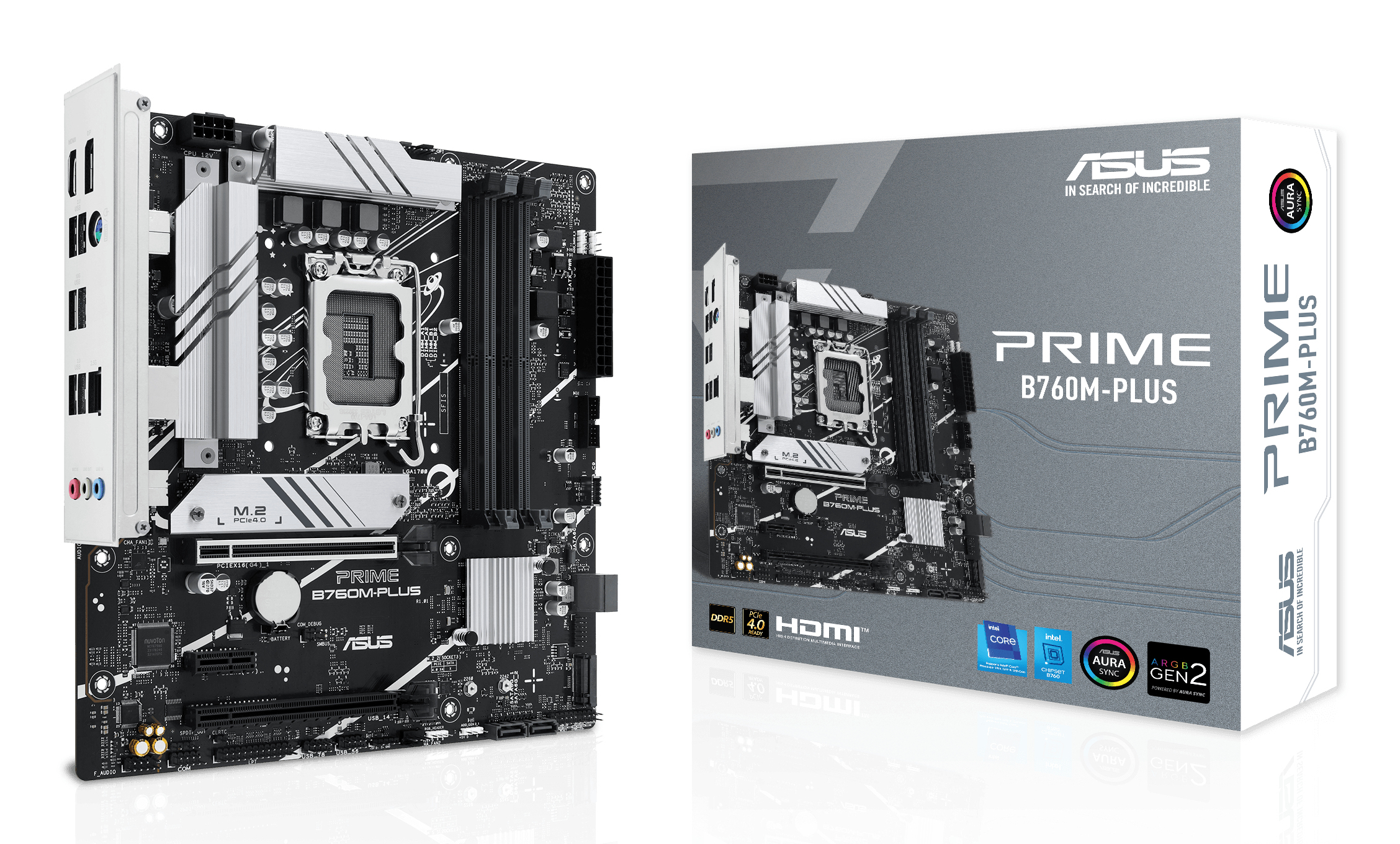ASUS PRIME B760M-PLUS Intel B760 LGA 1700 micro ATX 90MB1GY0-M0EAY0
