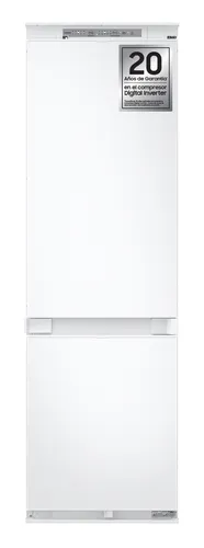 Frigorífico combi integrable - Samsung BRB70F26DES0EF, All Around Cooling, 177.5 cm, 267 l, Wifi, Blanco, Sin Panelar