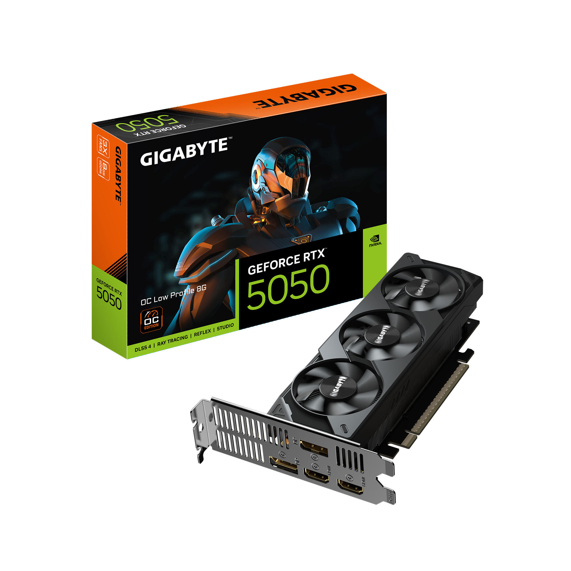 Gigabyte GeForce RTX 5050 OC Low Profile 8GB GDDR6 DLSS4