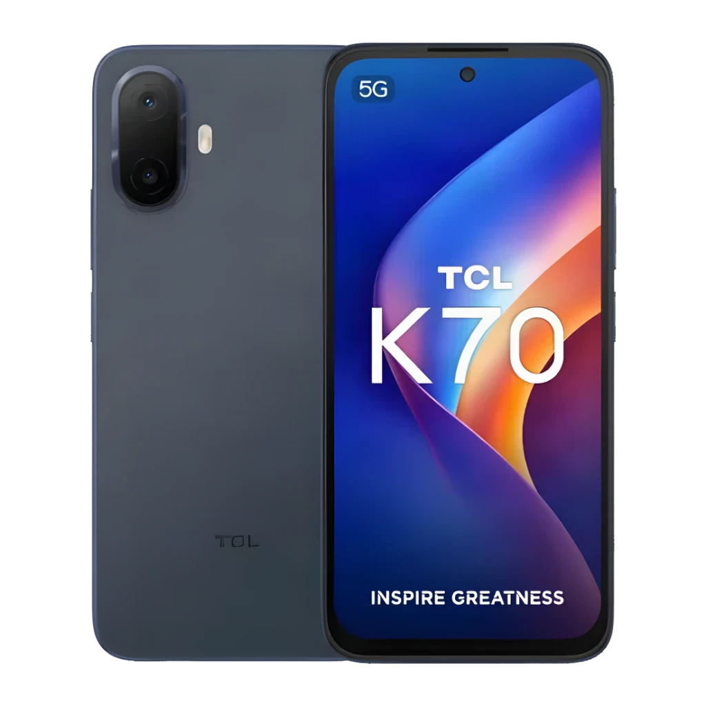 TCL K70 5G 4GB/128GB Negro 6,8 pulgadas 5200mAh 50MP