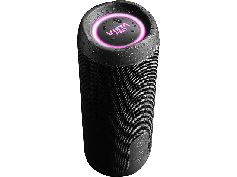 Altavoz inalámbrico - Vieta Upper 4, 45 W, Bluetooth, 13h Autonomía, IPX7, LED RGB, Conexión dual, Negro