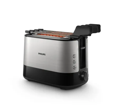 Philips - Tostador Philips HD2639-90 con 2 ranuras extra-anchas.