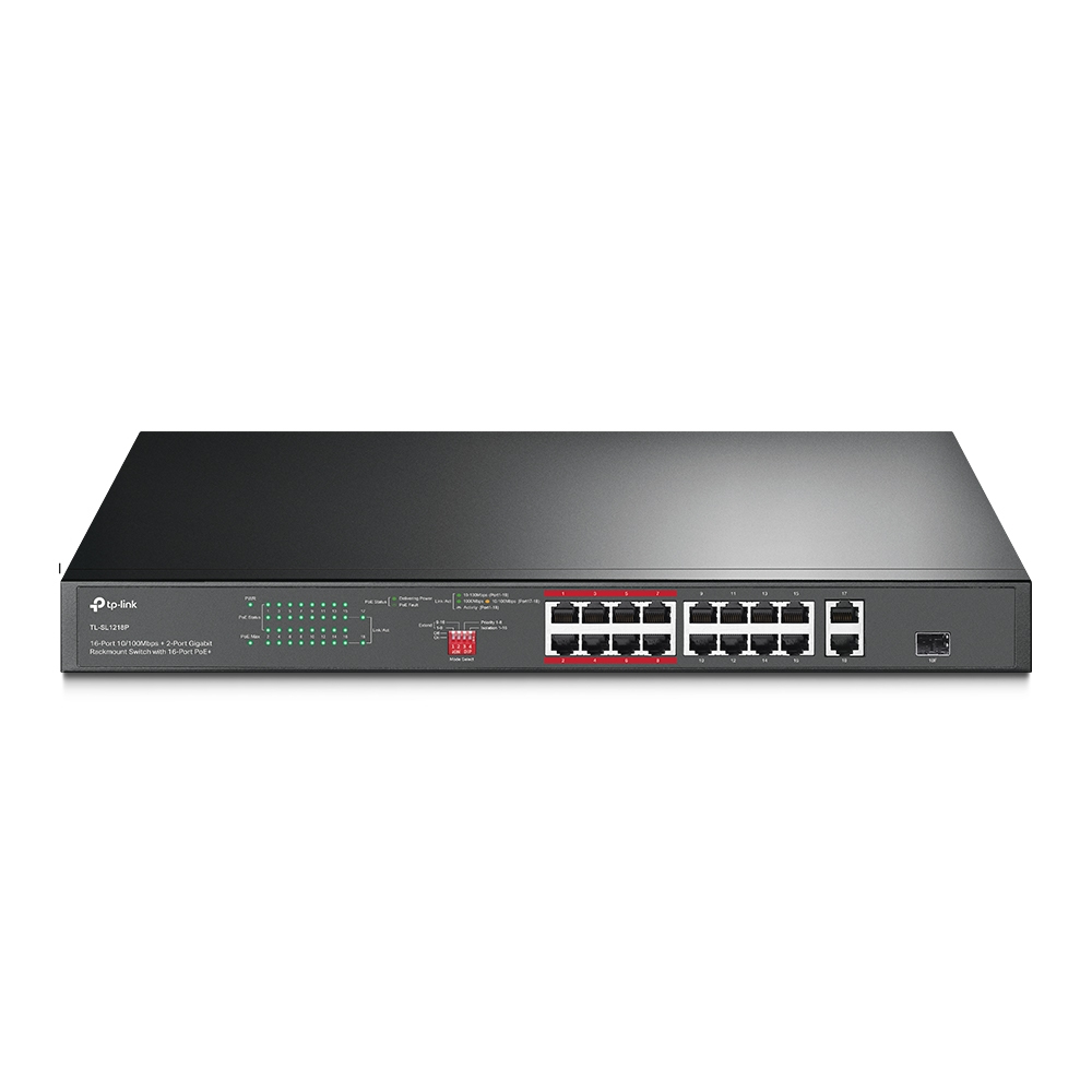 TP-Link TL-SL1218P switch No administrado Gigabit Ethernet TL-SL1218P