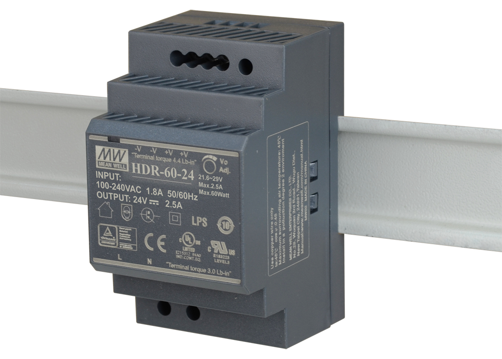 FUENTE DE ALIMENTACI??N D-LINK DIS-H60-24 PARA SWITCHES INDUSTRIALES 60W 24V DC