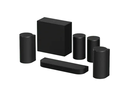 Barra de sonido - Sony BRAVIA Theatre Trio + SR, Dolby Atmos/DTS:X, 12 altavoces, WiFi, Bluetooth, 360 Spatial Sound, 885W, Apple AirPlay 2, HT-A8KIT