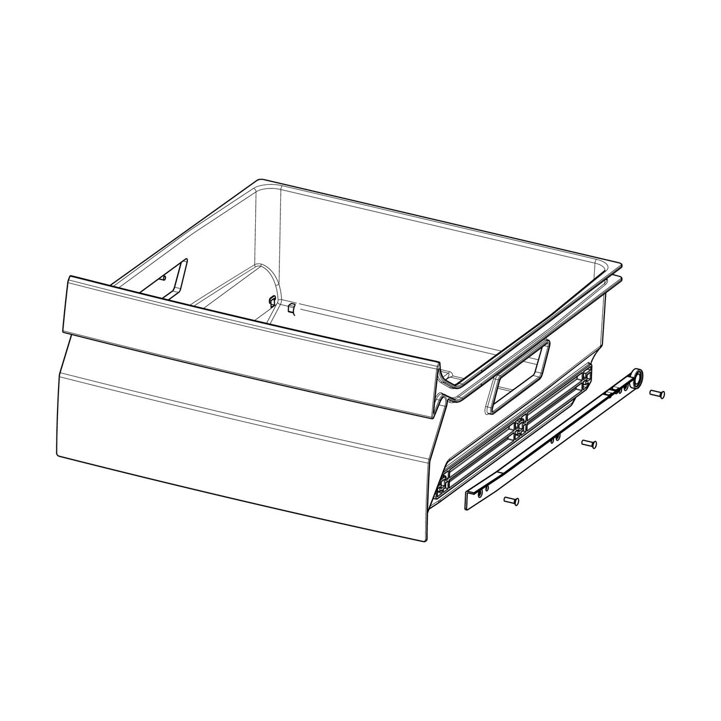 AEG cajón congelador, rodillo, neutro, 404.5x253mm 2109416129