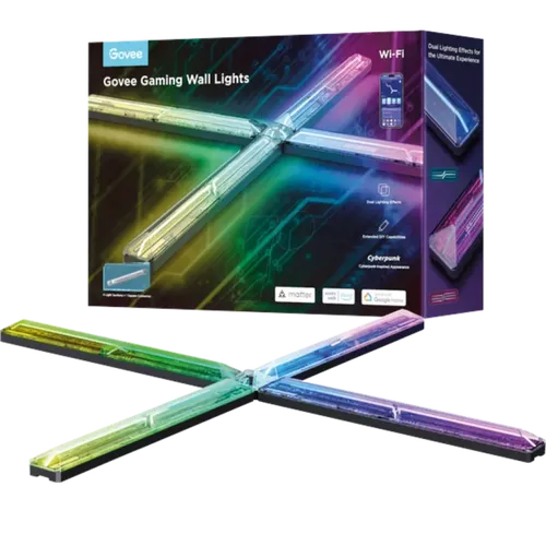 Govee H6063 Gaming RGBIC Wifi Bluetooth - Lámpara de pared LED