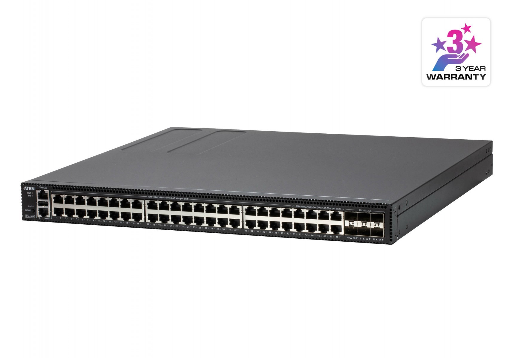 ATEN ES0154-AX-G switch L2+ Gigabit Ethernet (10/100/1000) ES0154-AX-G