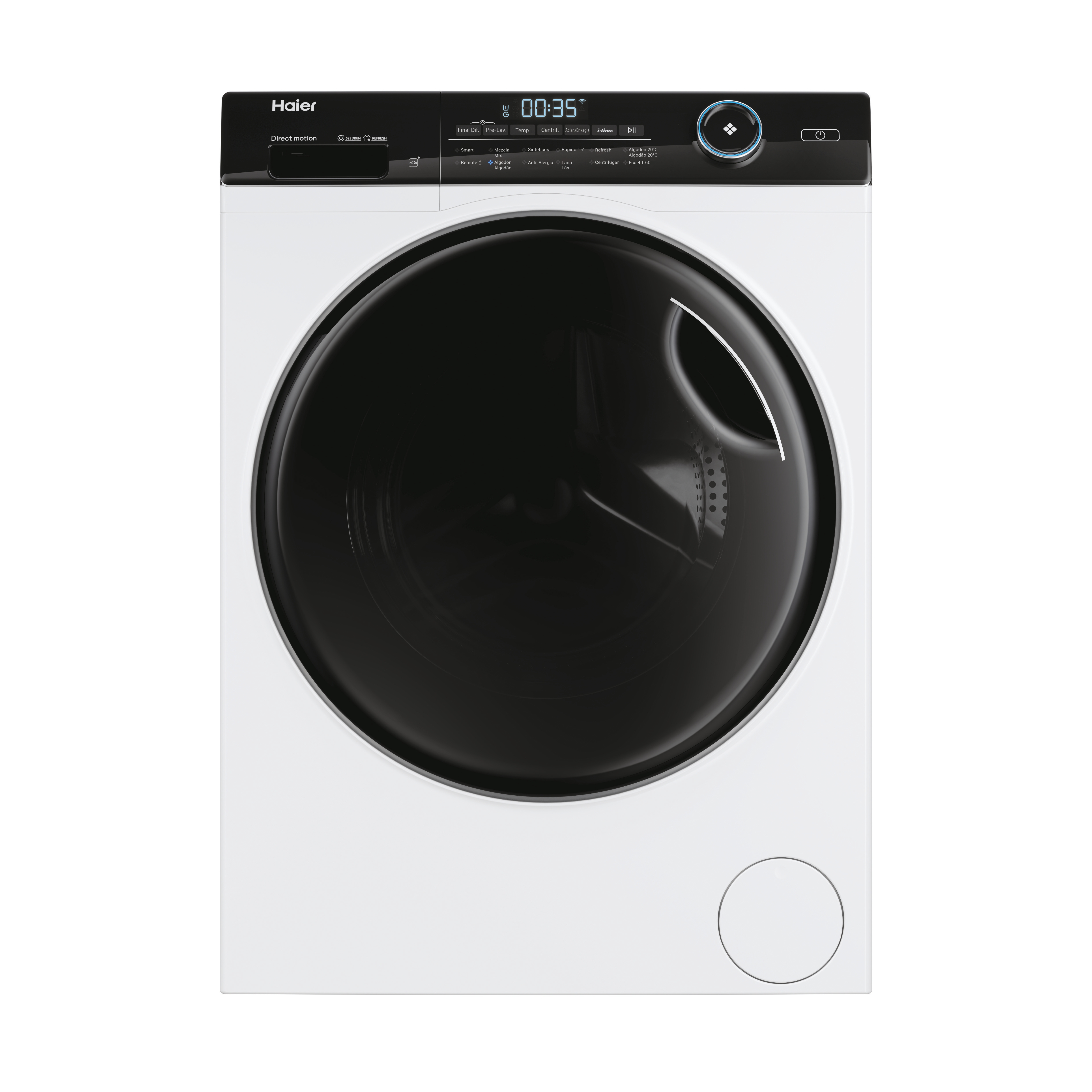 Lavadora carga frontal - Haier I-Pro Series 5 HW100B14959NEU-IB, 10 kg, 1400 rpm, Vapor, Antibacterias, Blanco