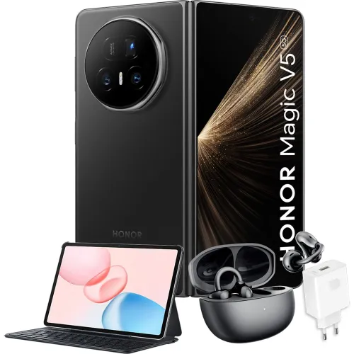 Honor - Móvil Honor Magic V5 6,43" Qualcomm Snapdragon 8 Elite + Tablet Honor Pad 10 y Auriculares Honor Choice EarBuds Clip.