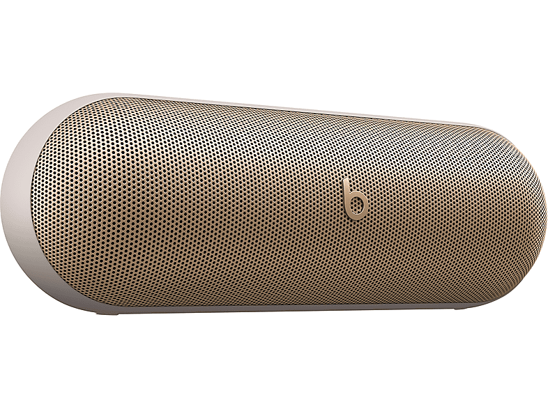 Apple Beats Pill, Altavoz Bluetooth inalámbrico, Cargador portátil USB-C, Hasta 24 horas de batería, IP67, Android, micrófono, Dorado champagne
