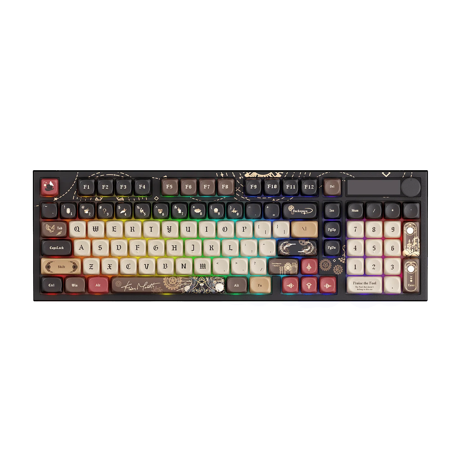 5098 V5 Mechanical Keyboard with Screen