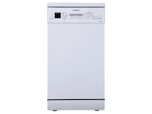 Lavavajillas - Infiniton DIW-4510WD3, 10 Servicios, 7 Programas, 44.8 cm Ancho, Auto-Open, Blanco