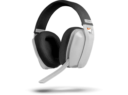 Auriculares gaming - Krom Kanji, Supraaurales, Bluetooth, 2.4 GHz y USB, 40 mm, Blanco