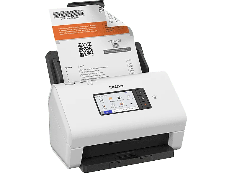 ADS-4900W SCANNER DUPLEX 60PPM W. LAN WLAN 100P ADF TOUCHSCRE EN