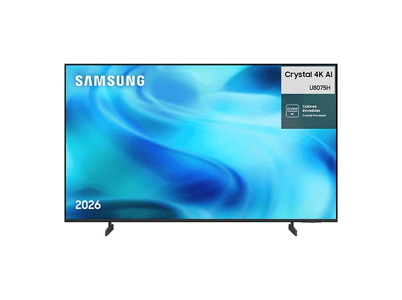 TV LED 75" - Samsung TU75U8075HUXXC, UHD 4K, Crystal Processor Smart TV, Wifi, Negro