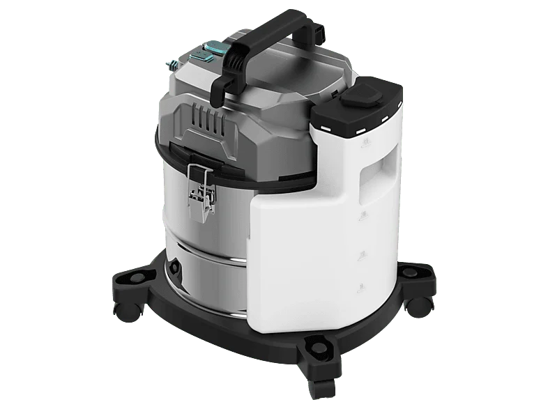 Aspirador de tapicerías - Cecotec CarpetClean 20000 Pro Ultra, 1600 W, 21 kPa, Depósito 20 L, 2 en 1, Radio 8,5 m, Acero