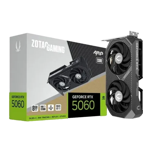 ZOTAC Gaming GeForce RTX 5060 AMP Core 8GB GDDR7 Negro