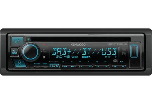 Autorradio Kenwood Negro 1 DIN KDC-BT560DAB