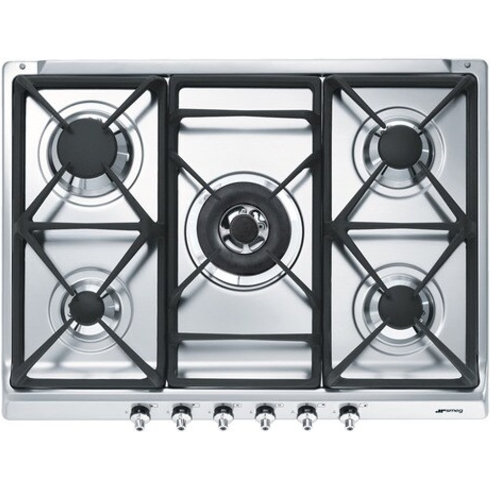 Smeg - Placa gas Smeg 5 quemadores - SE70SGH5.