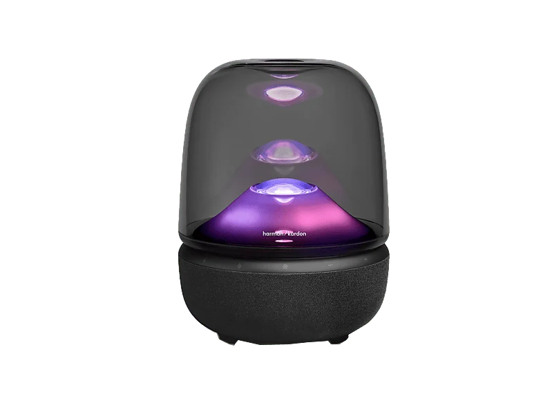 Altavoz bluetooth - Harman Kardon Aura Studio 5, 160 W, Iluminación Ambiental, Negro