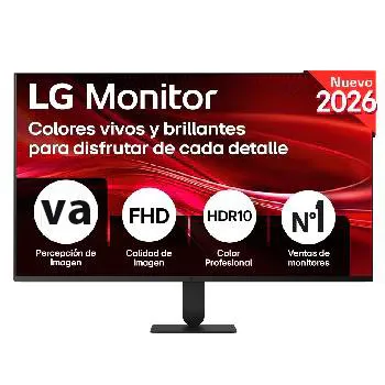 Monitor - LG 32U401B-B, 31.5" Full-HD, 120 Hz, 5ms, VA (Alineación Vertical), 1x HDMI, HDR 10, Negro