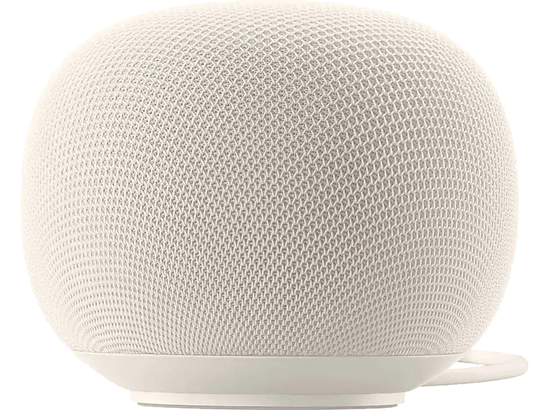Altavoz inteligente - Google Home, 30W, Tecnología Gemini, Procesador Quad Core A55, Sonido Omnidireccional, Reconocimiento de Voz, Porcelain