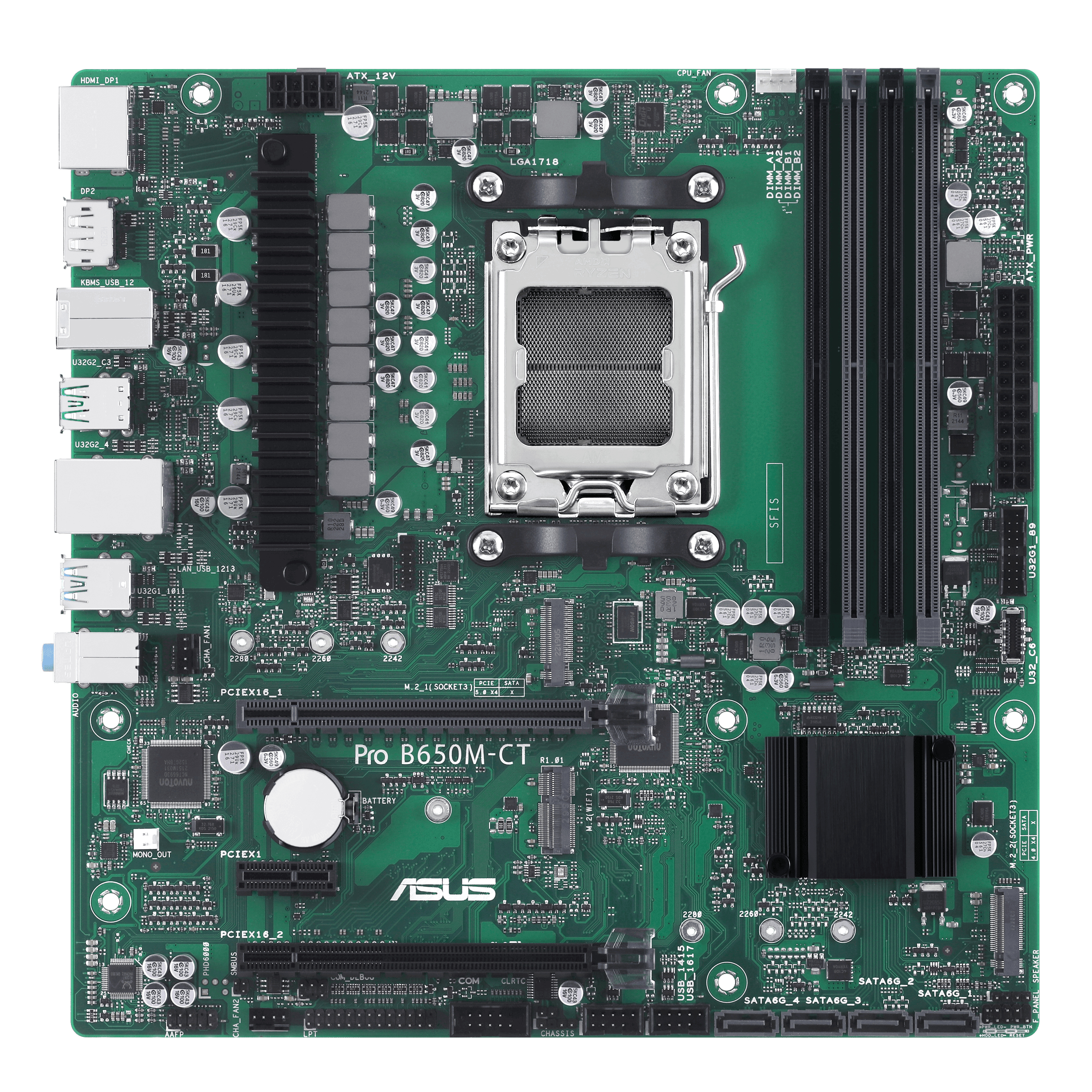 ASUS PRO B650M-CT-CSM AMD B650 Zócalo AM5 micro ATX 90MB1EC0-M0EAYC
