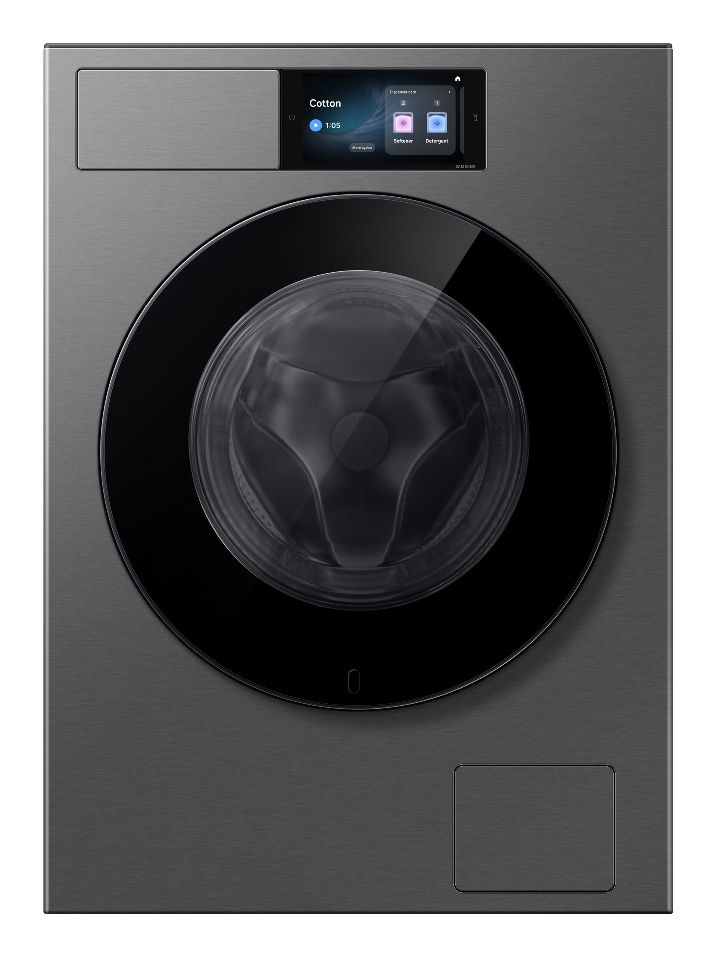 Samsung - Lavadora Samsung Bespoke AI 9Kg Autodosificación Clase A-65% WF90H09C4ST2.