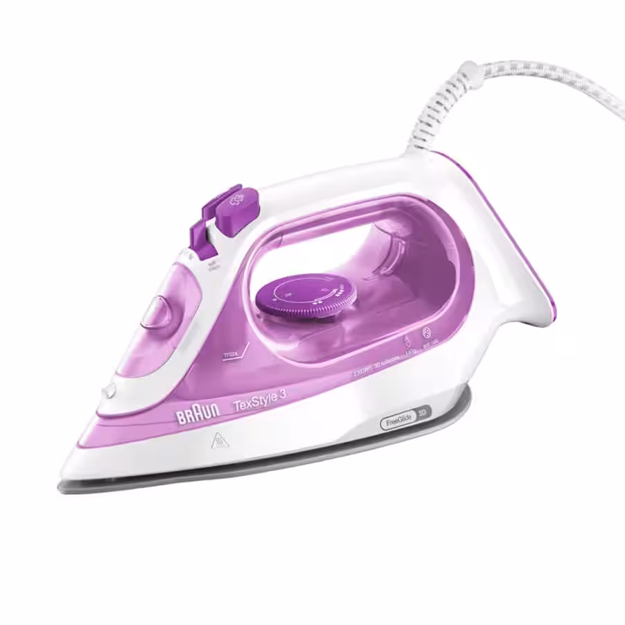 Braun Plancha de vapor TexStyle3 SI3030 Frambuesa 12730010-SI3030PU